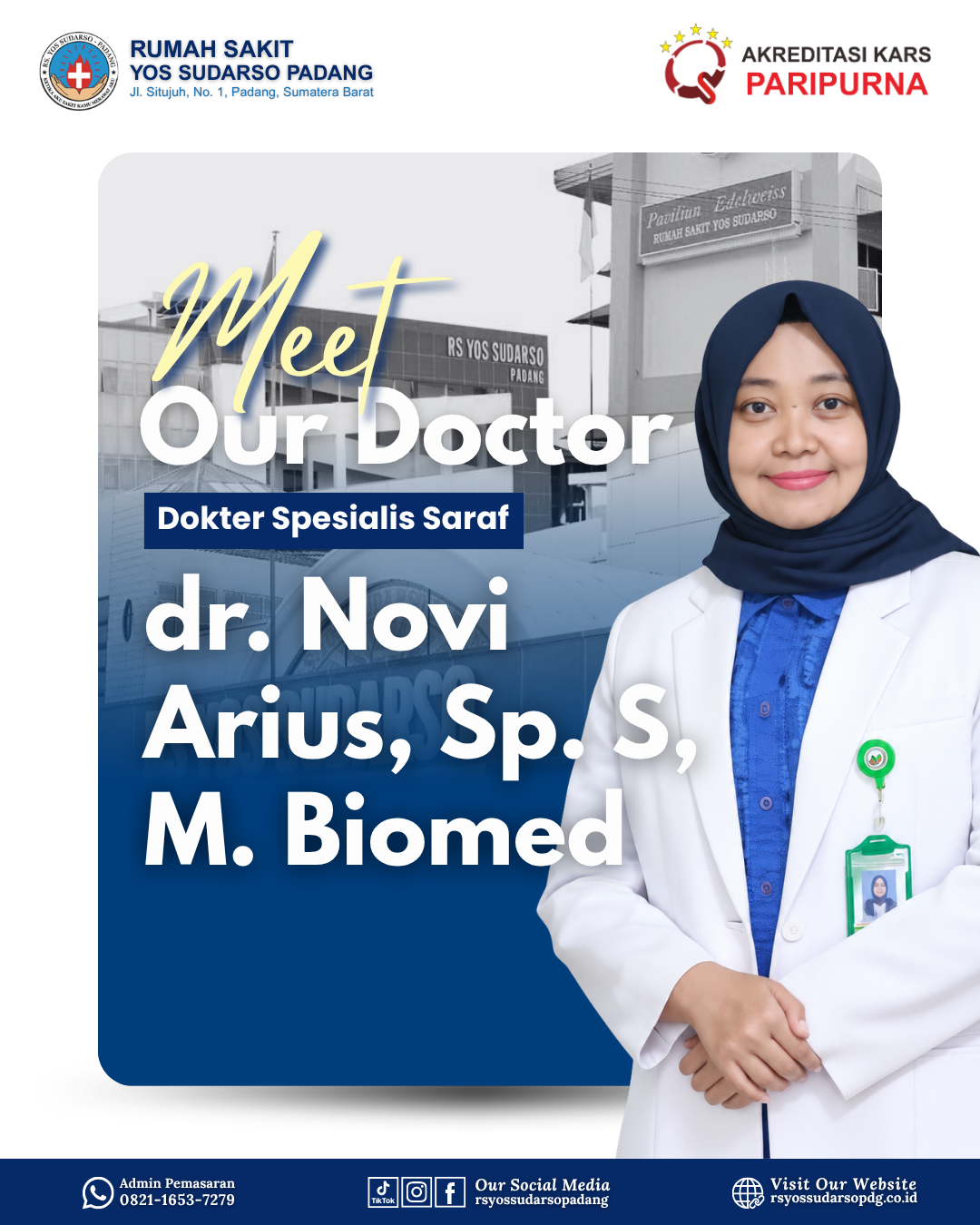 dr. Novi Arius, Sp. S, M. Biomed